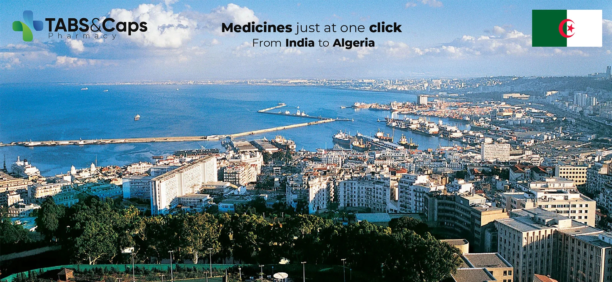 Tabsncaps medicine delivery to Algeria
